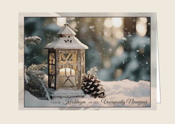 Kerstkaart 20 'Goede kerstdagen'