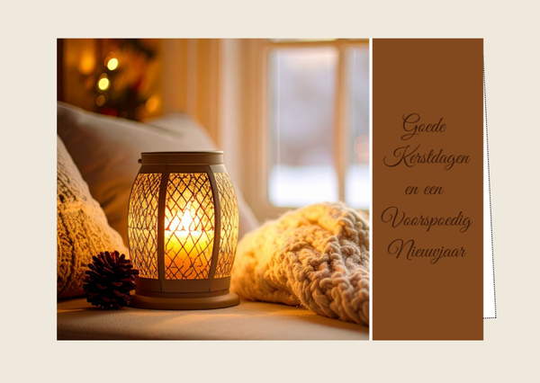 Kerstkaart 22 'Goede kerstdagen'