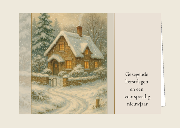 Kerstkaart 23 'Gezegende kerstdagen'