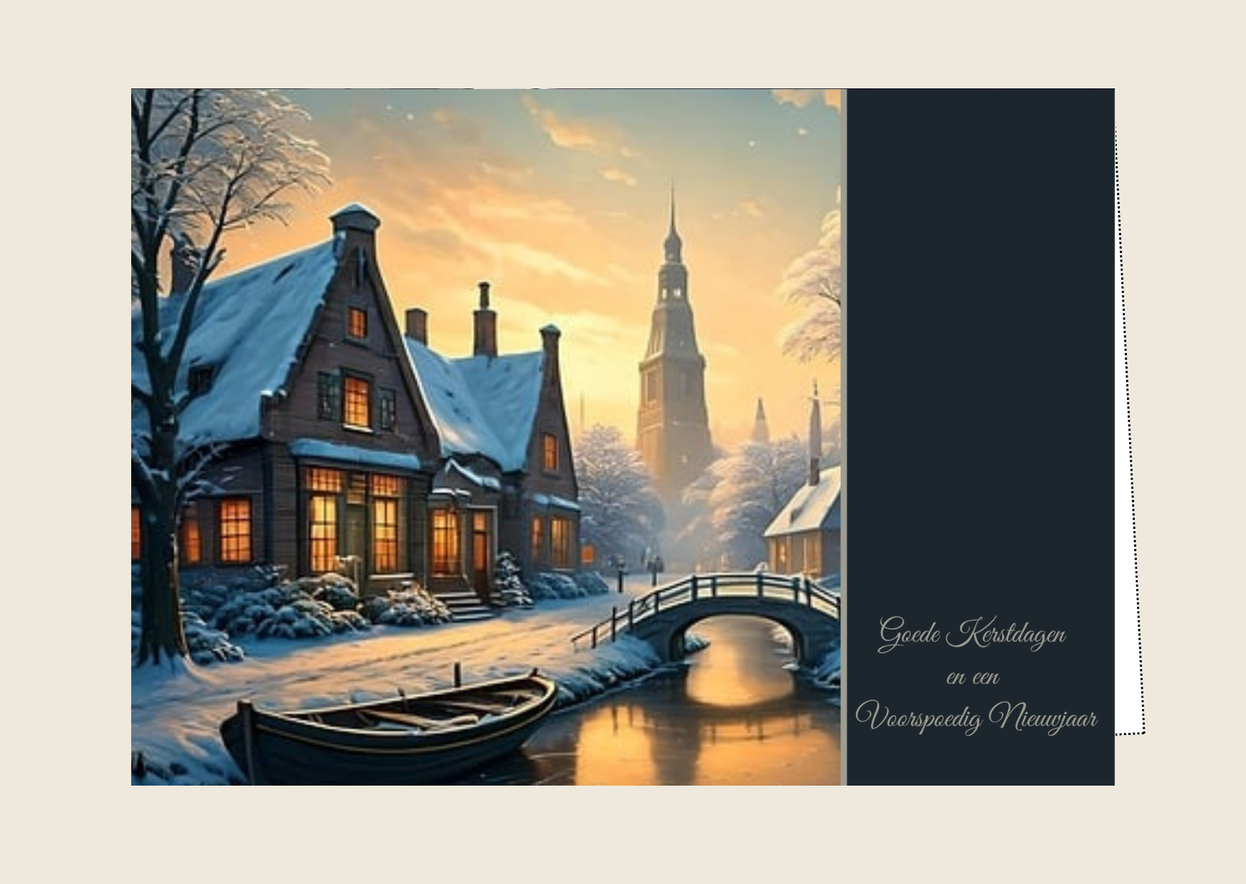 Kerstkaart 27 'Goede kerstdagen'