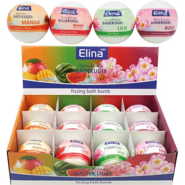 Bombe de bain Elina env.180g, 4- fois            0,99 EUR / Pièces