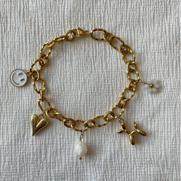 Armbandje - white