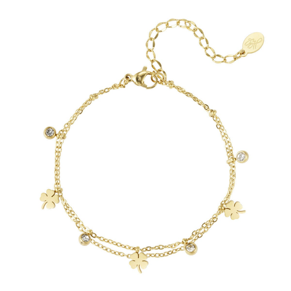 Armbandje - klavertje vier