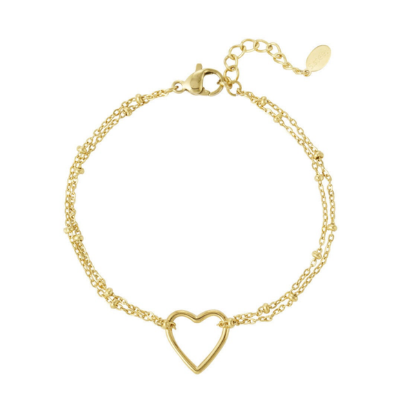 Armbandje - lovely heart