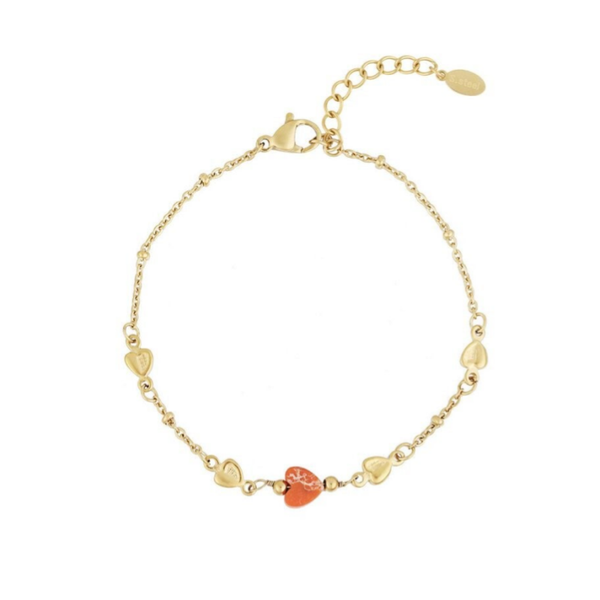 Armbandje - hartje