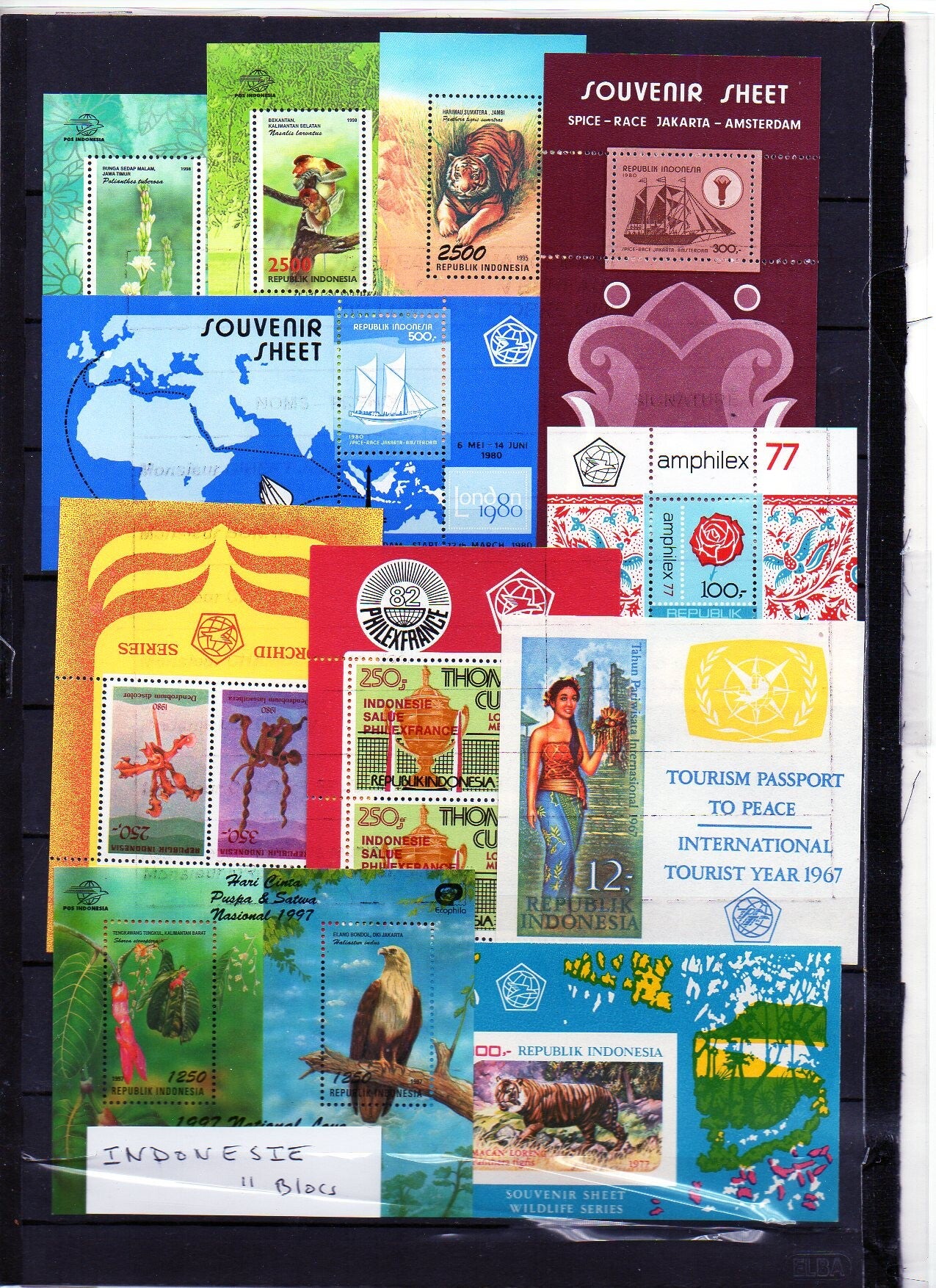 INDONÉSIE / LOT DE 12 BLOCS NEUFS **