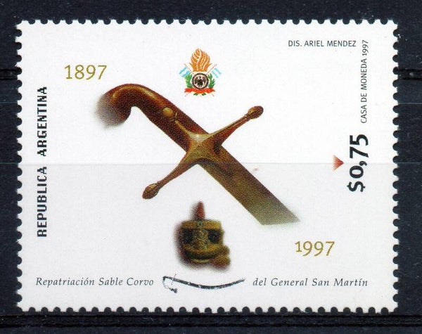 ARGENTINE / N° 1961 SABRE DE JOSÉ SAN MARTIN / NEUF **