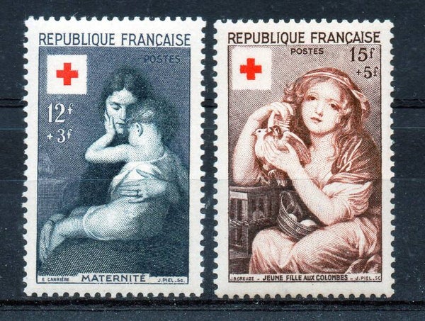 N° 1006 + 1007 CROIX-ROUGE 1954 / NEUFS **