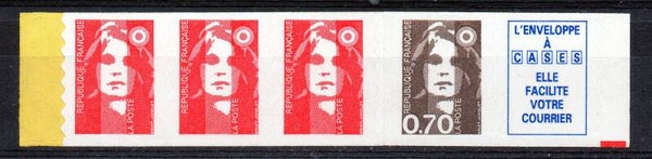 N° 2824 3 TPV + 0,70f + VIGNETTE / NEUFS **