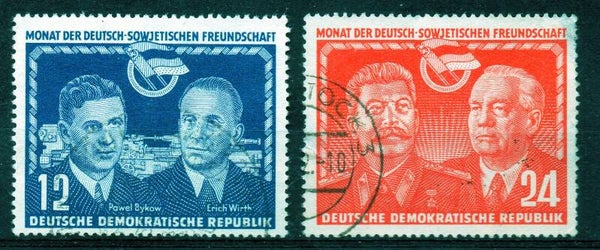 RDA / N° 48 et 49 AMITIÉS GERMANO-SOVIÉTIQUE (o)