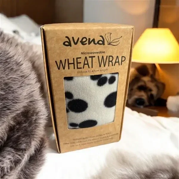 Paws Print Wheat Wrap in Gift Box