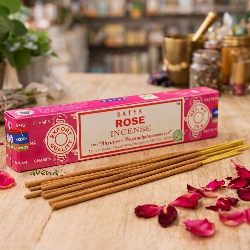 🌹 Rose Satya Incense Sticks – 15g Box