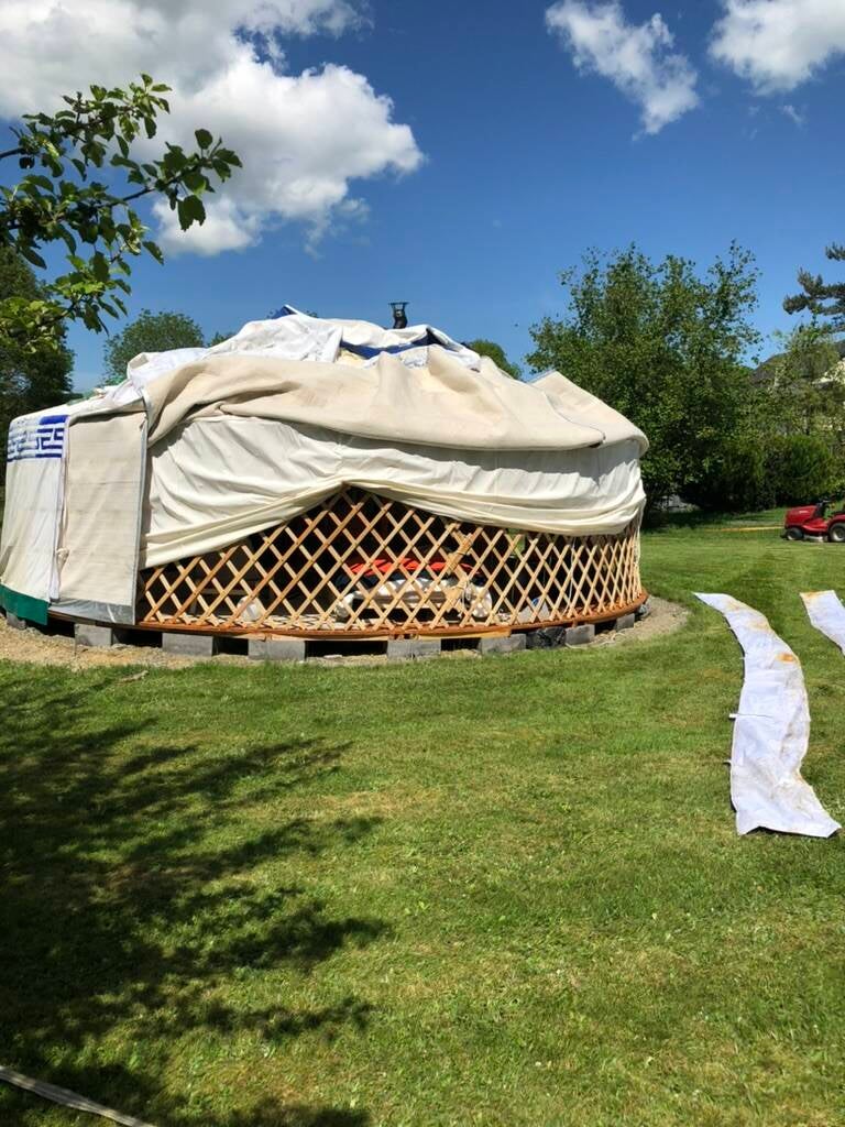 Yourte Volcans Aération de printemps 😁