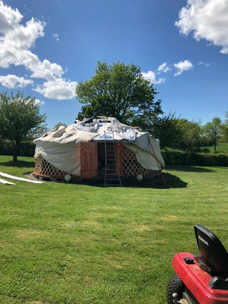 Yourte Volcans Aération de printemps 😁