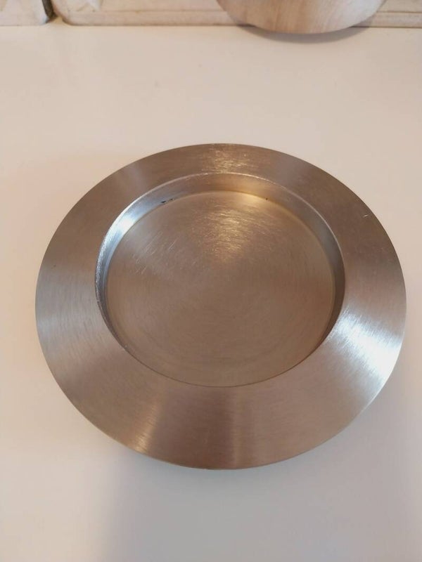 Kerzenteller Silber 7 cm Durchmesser5
