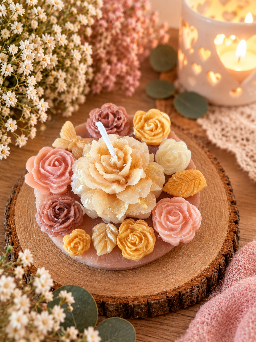 Liebevolle Kerzentorten als Geburtstagsgeschenk, Geburtstagstorten – handgemacht mit Herz ❤️