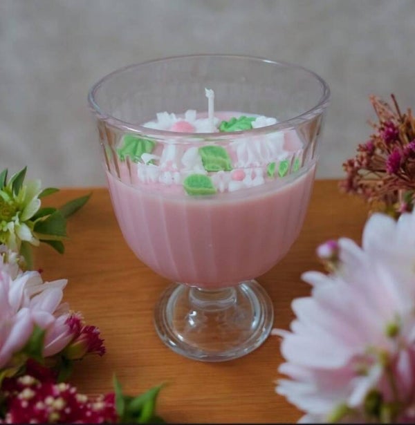 Duftkerze im Eisbecher