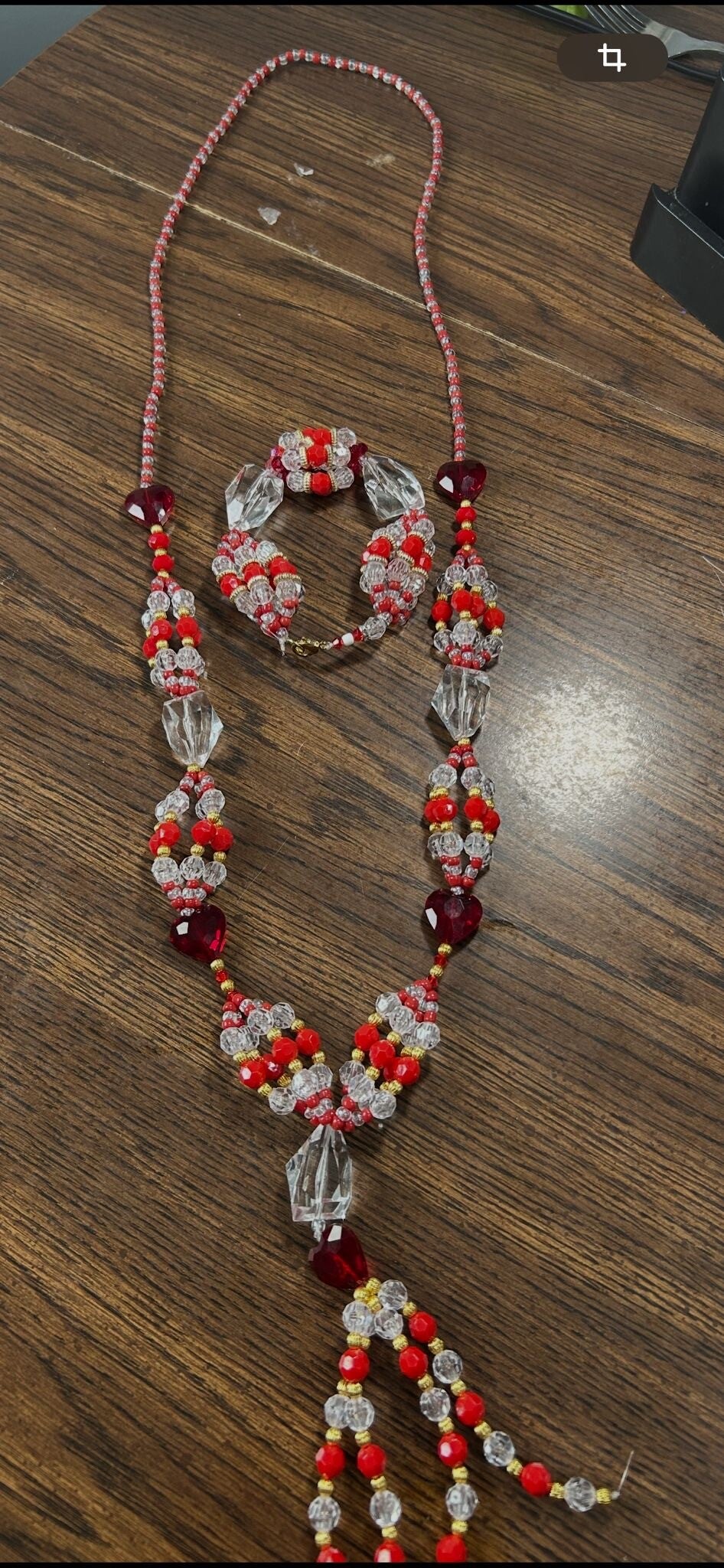 Juego de collar y Ilde