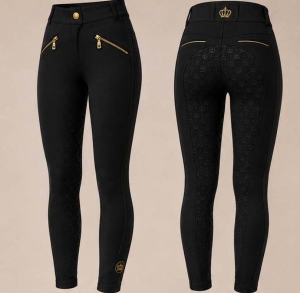 Black Elite Rider Breeches