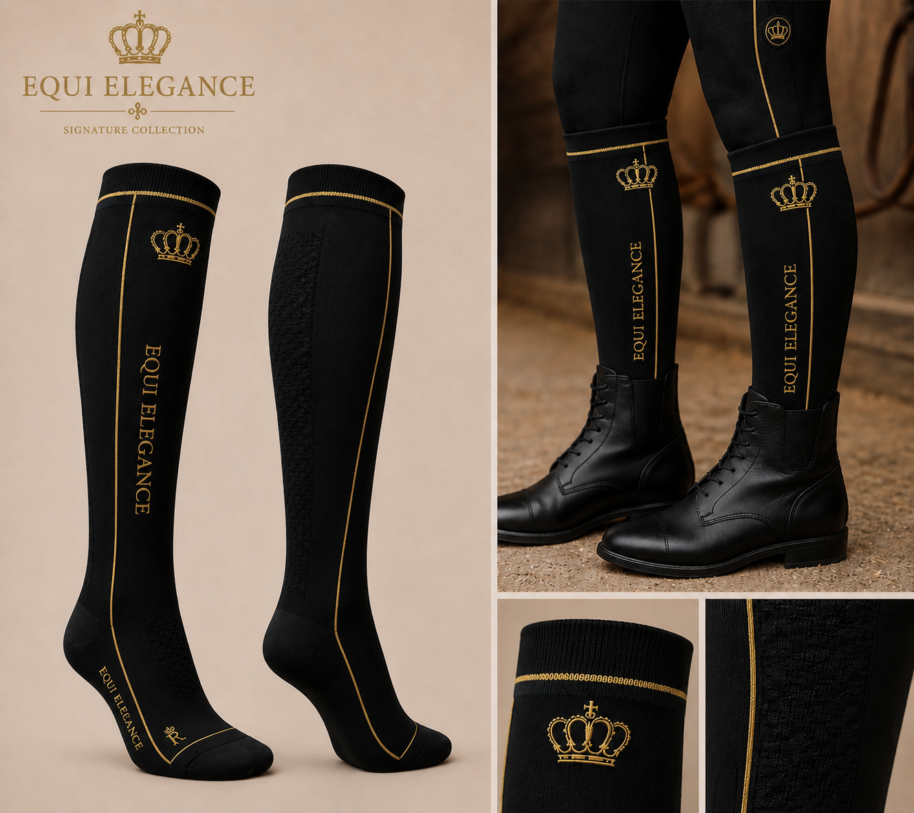 Black Elite Socks
