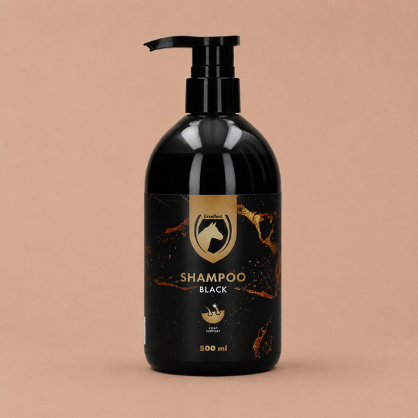 Excellent Horse Hi Gloss Shampoo Black 500ML
