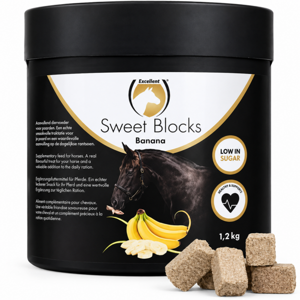 Excellent Horse Sweet Blocks Banana 1,2KG