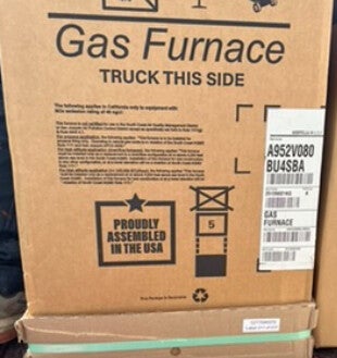 Trane Furnace install No AC