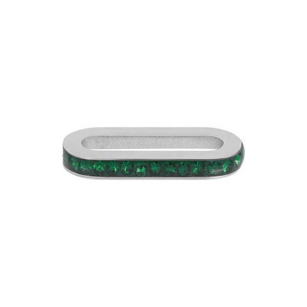 iXXXi Connect schakel Zirconia Emerald Zilver