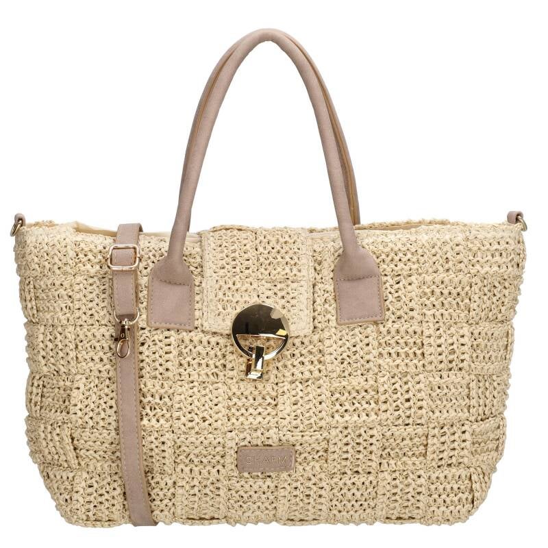 Charm London Margate Handtas Light Naturel