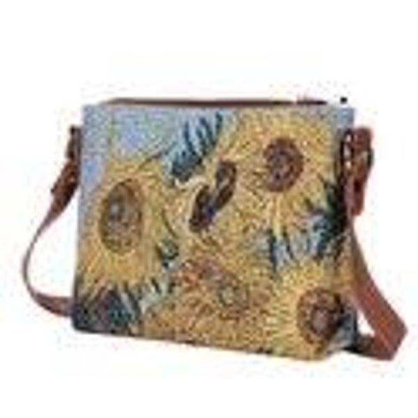 Schoudertas / Crossbody Van Gogh Zonnebloem