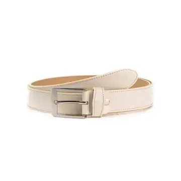 Damesriemen 100% Leer Beige