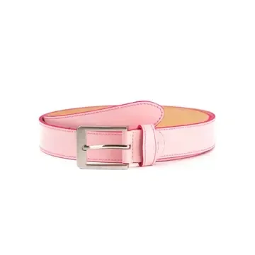 Damesriemen 100% leer Roze