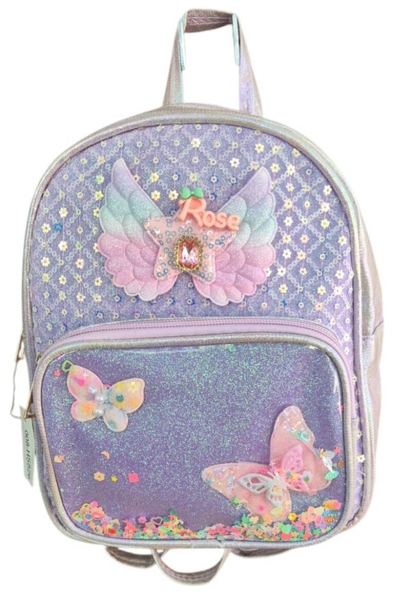 LR Kinderrugtas Glamour Butterfly Lila