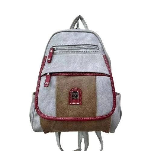 Charm en Shape rugtas Giuseppina Grijs-Rood