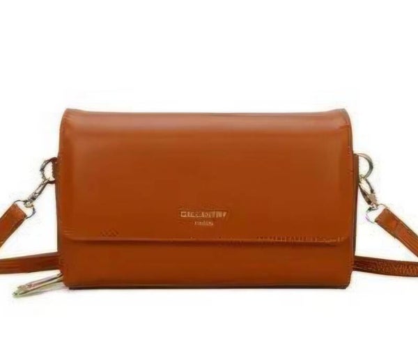 Dames Clutch / Portemonnee Gallantry Paris Naélys Cognac