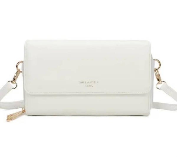 Dames Clutch / Portemonnee Gallantry Paris Naélys Wit
