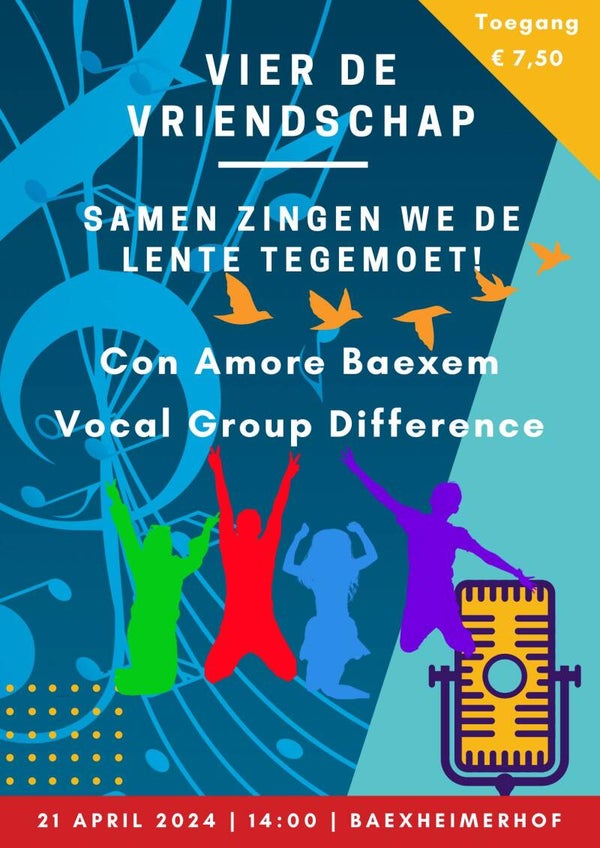 Zing de lente tegemoet.