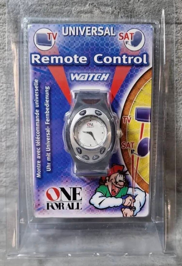 Vintage TV remote watch