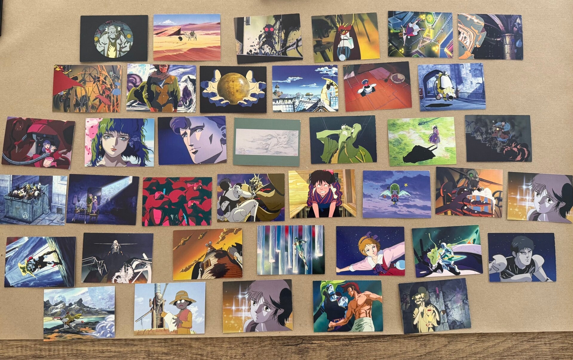 Vintage 1990's 'Masters of Japanese Animation' Robot Carnival Trading Cards, 39 Cards