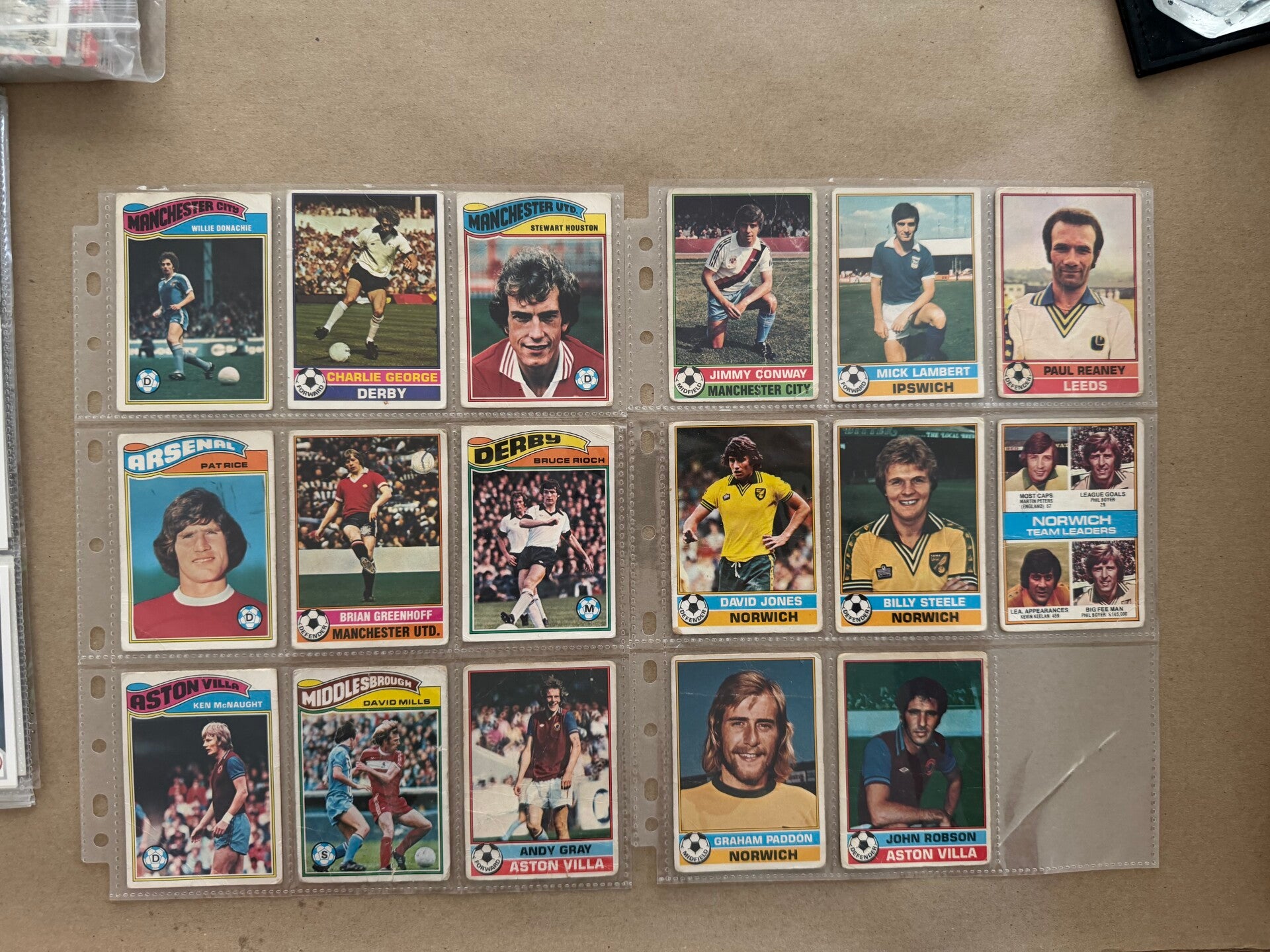 Topps Trading Cards 1979-1980s Footballers
