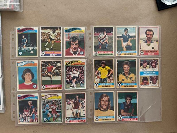 Topps Trading Cards 1979-1980s Footballers