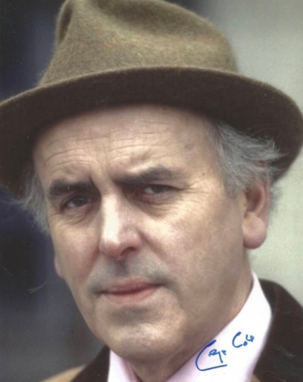 George Cole signed 10X8 inch colour photo.