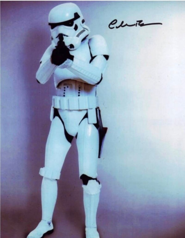 Chris Bunn signed 10x8 colour photo (Stormtrooper), Star Wars