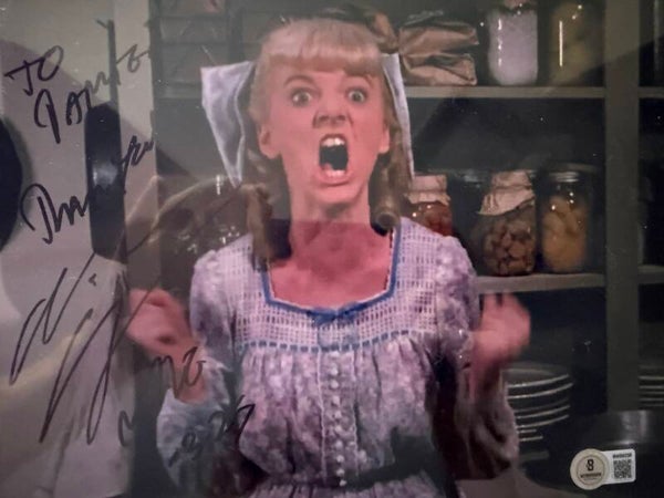 Little house on the Prairie singed by Alison Arngrim “Nellie”