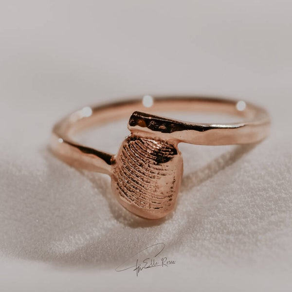 Nina (ring met vingerafdruk)