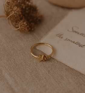 Gouden armbandje met as