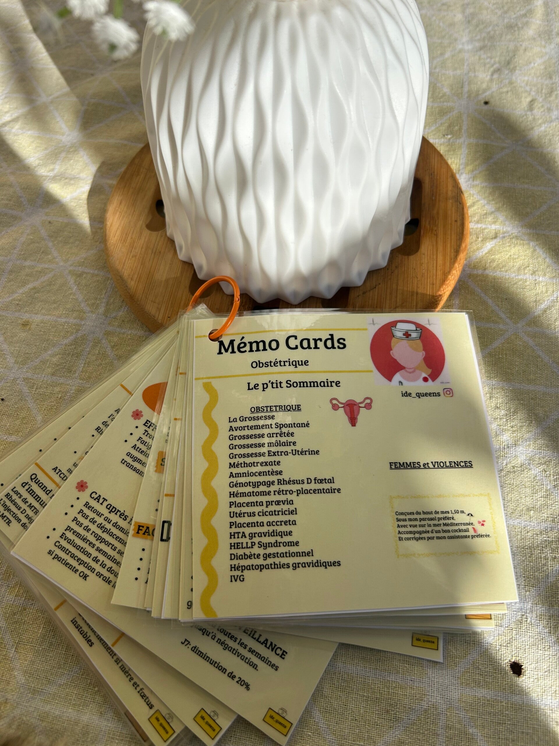 Mémo Cards, L'OBSTETRIQUE (Livraison à domicile)