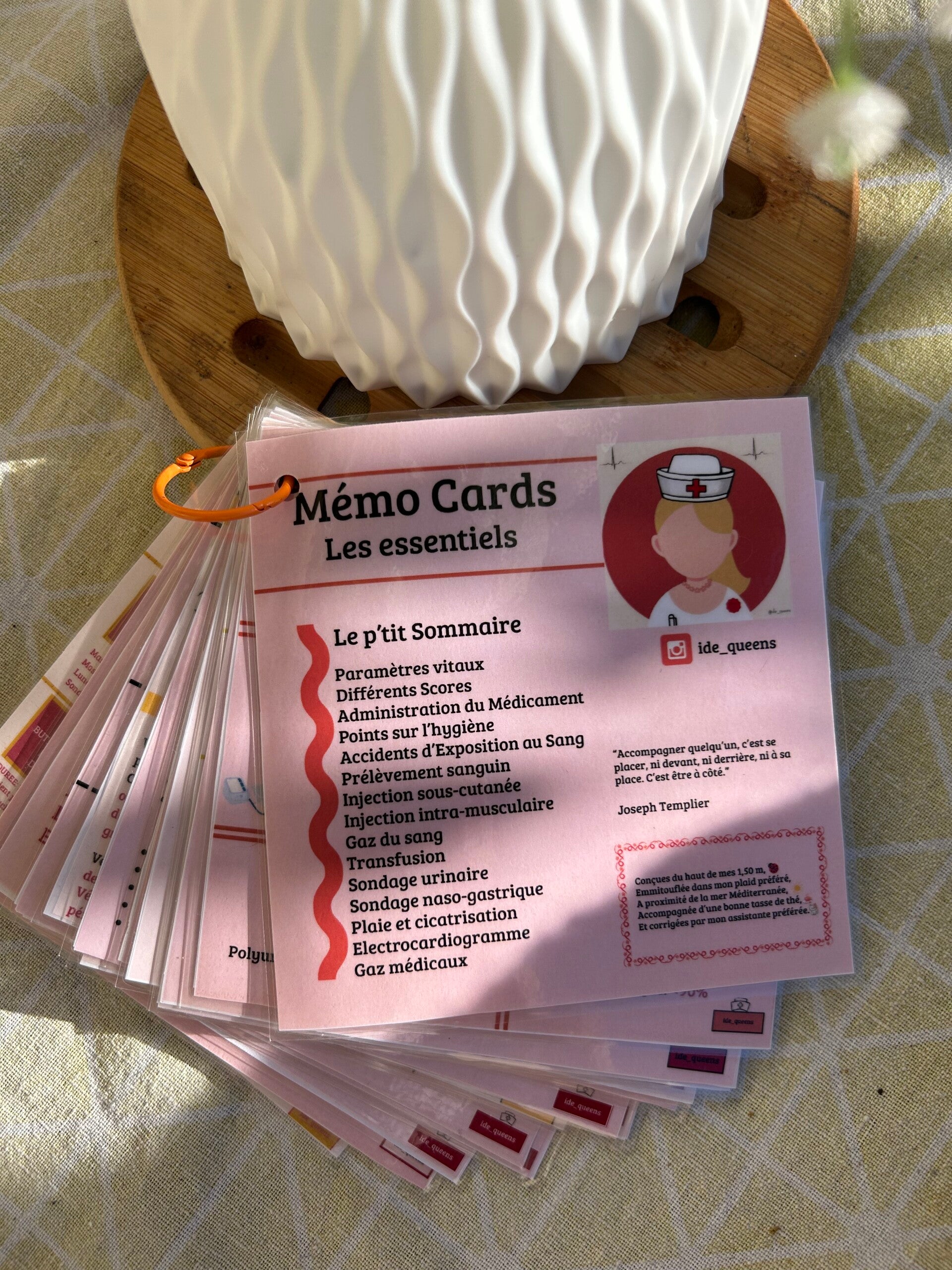 Mémo Cards, LES ESSENTIELS (Livraison à Domicile)