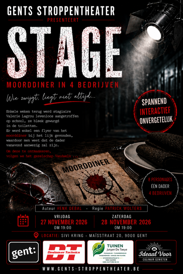 Moorddiner Stage 28-11-2026