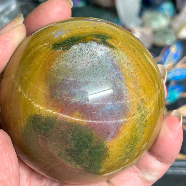 Ocean Jasper Sphere